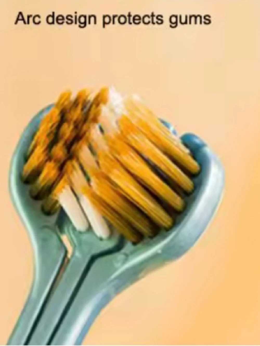 Set of 2 Random Three-Sided Toothbrush Ultra Fine Soft Hair Adult